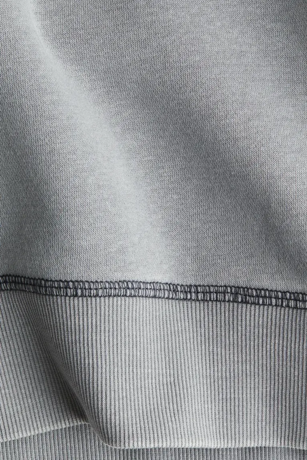 H&M Толстовка с контрастными деталями, серый