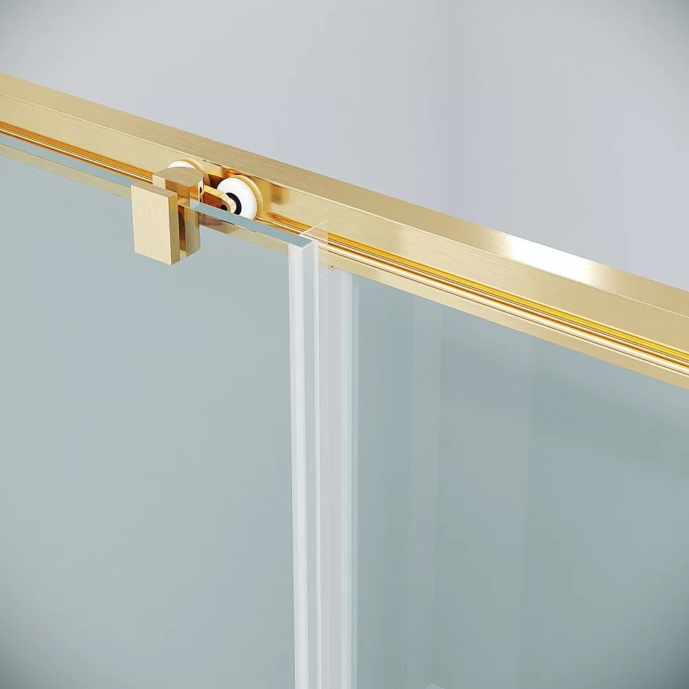 Душевой уголок Grossman Cosmo 120.K33.02.1180.32.00 110x80 стекло прозрачное/профиль золото сатин