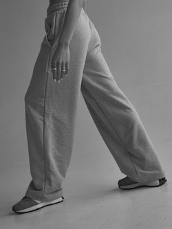 Wide Sweatpants LOGO Melange