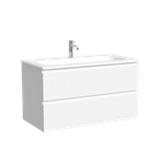 Тумба подвесная Sancos Snob T c двумя ящиками 890х445х500, Bianco, SNT90W