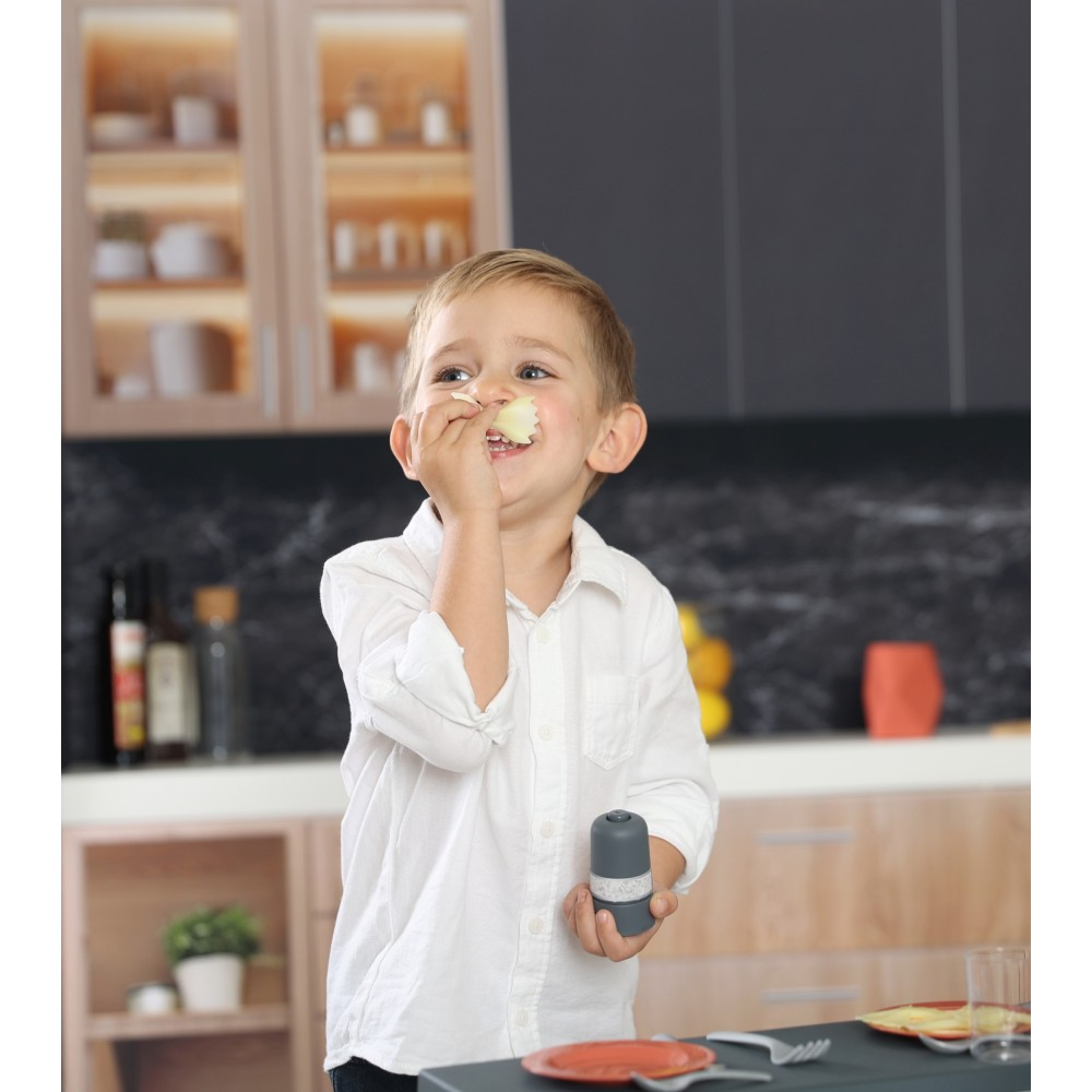 Детская кухня-остров Smoby 312601 с духовкой раковиной холодильником и 23 аксессуарами от 3 лет — фото 7