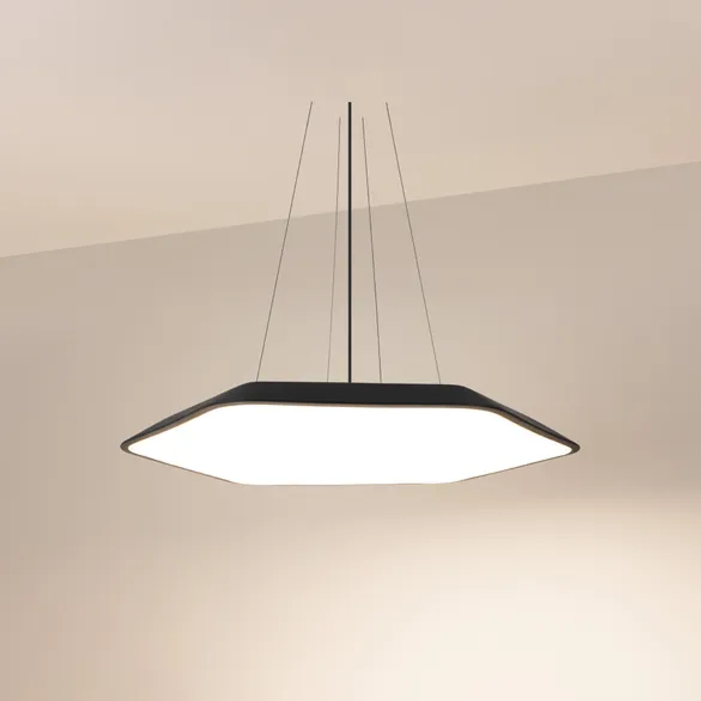 Светильник SP-TIARA-SLIM-HANG-H50-L800x720-75W Day4000 (BK, 160 deg, 230V) IP33 (Arlight, Металл) 060206