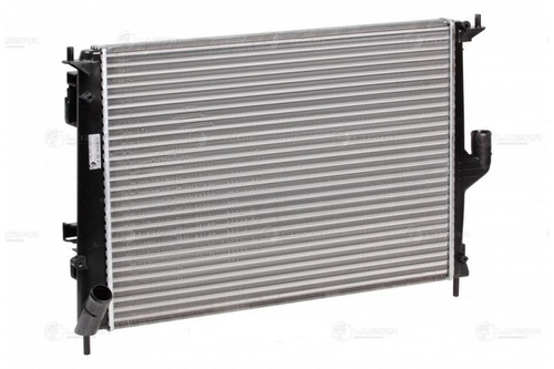Радиатор основ. алюм. Renault Logan (08--)/Largus (12-) 1.4/1.6 8 MT с конд. (LUZAR)