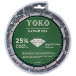 Диск по камню алмазный Yoko 180х2,4х7х22,23 мм