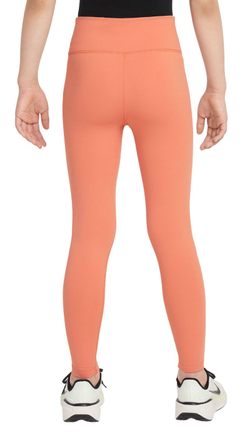 Брюки для девочки Nike Kids One Dri-Fit Tight - madder root/white