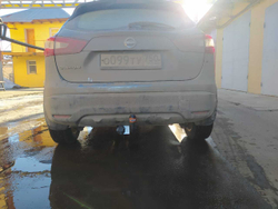 Фаркоп AvtoS NS 25 для Nissan QASHQAI J11 2014-(паспорт и сертификат в комплекте)(без электрики)