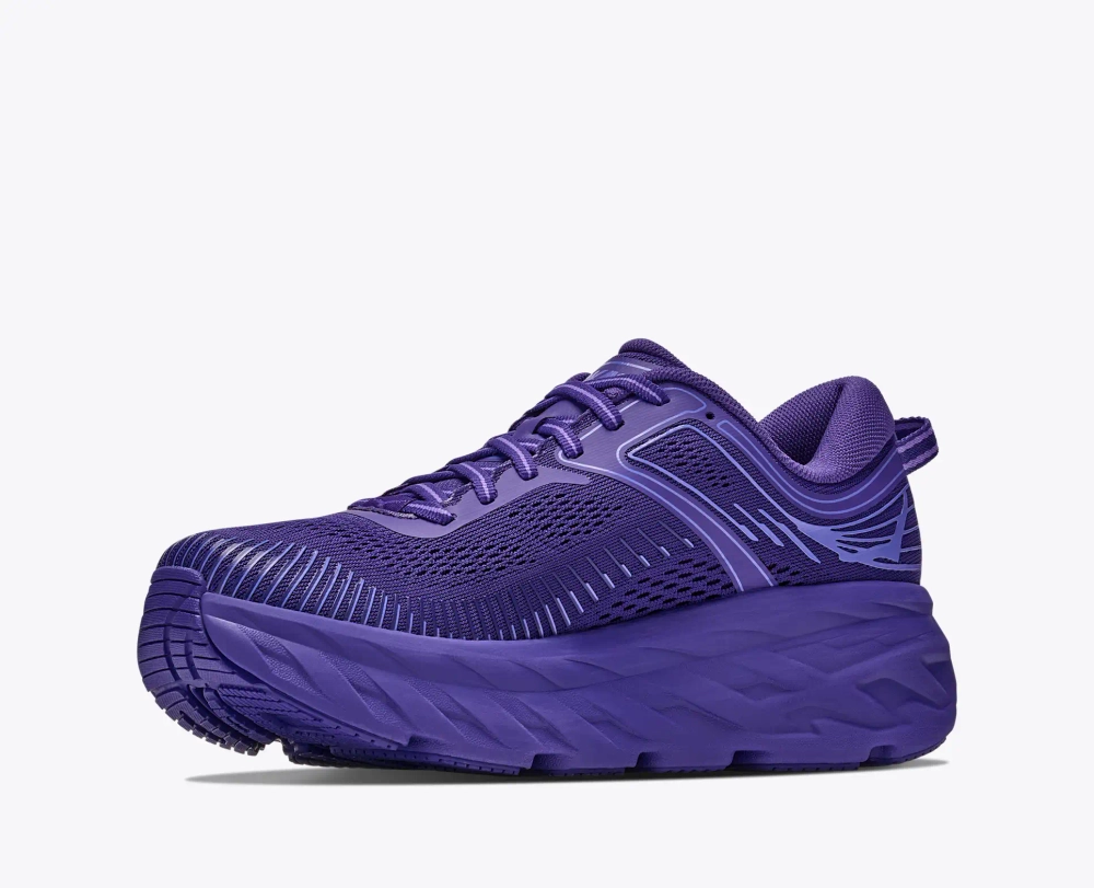 Женские кроссовки Hoka Bondi 7 - Cosmic Purple / Cosmic Purple