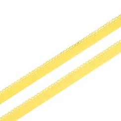 Резинка отделочная желтая 10 мм, Турция
