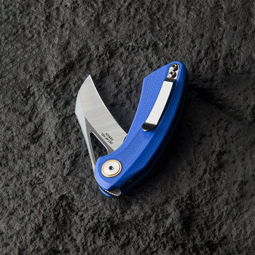 Нож складной Bestech Bihai сталь 14C28N, рукоять G10 синяя