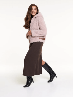 Куртка короткая чебурашка шуба, SilverFox (арт. 1190)