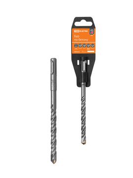 Бур по бетону, 10×160×100 мм, SDS-Plus, 2 резца, пластиковый держатель, 1 шт, "Рубин" TDM