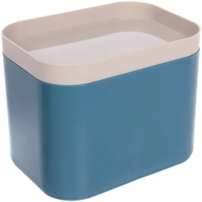 Контейнер для мелочей «Верона» 16х11,5х12 синий