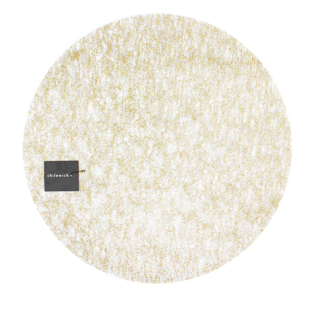Салфетка подстановочная 38см Chilewiсh Metallic lace Gold