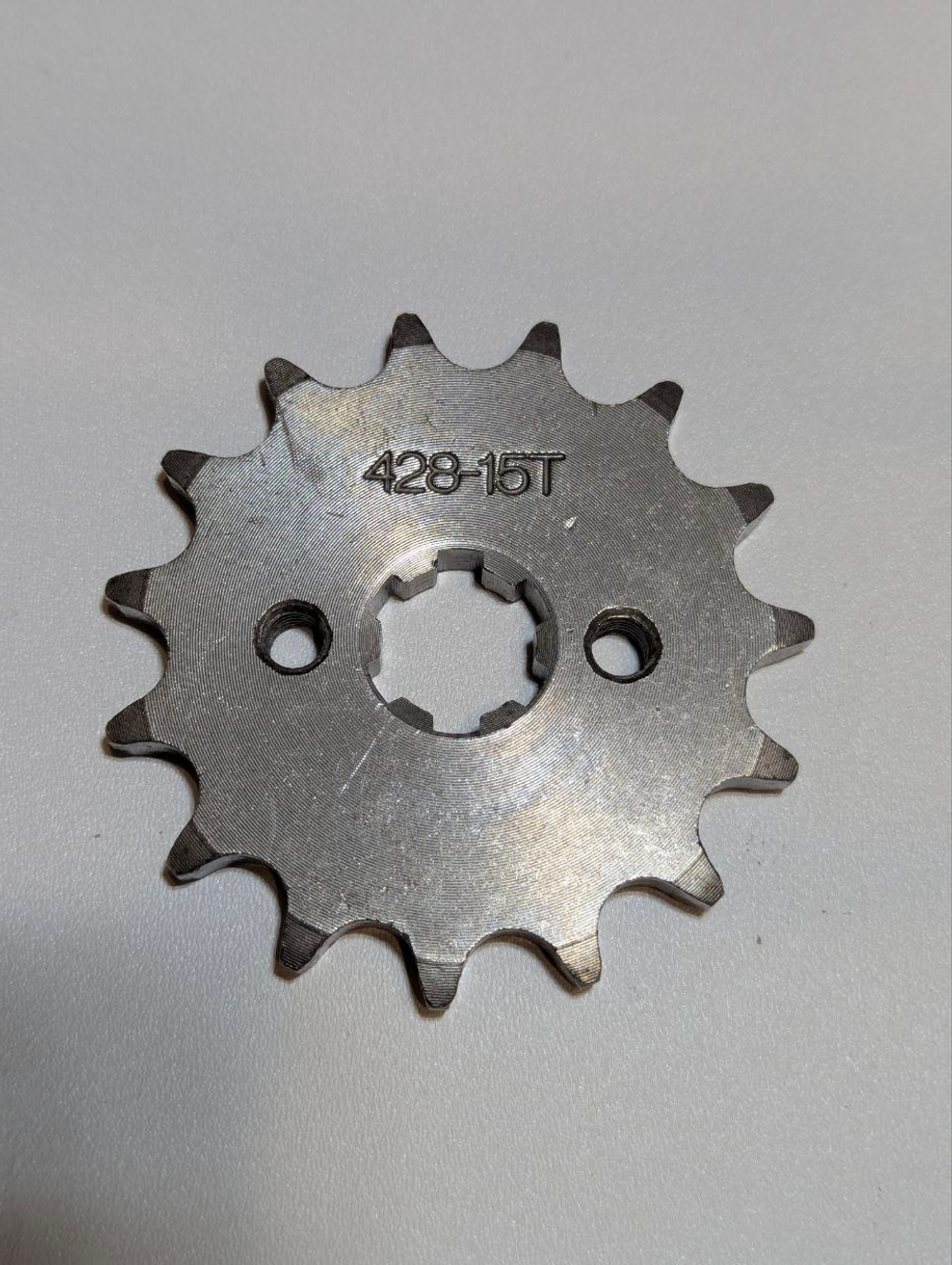 Звезда ведущая передняя для питбайка, мопеда (428-15Т) 17мм сталь