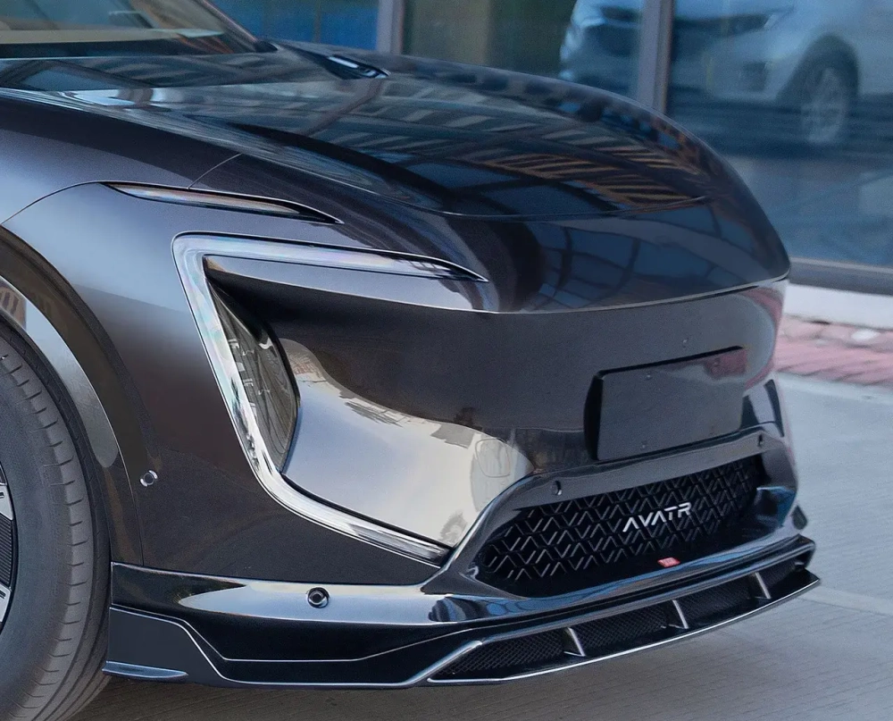 Обвес для Avatr 07 2024+ аватр губа бампера боковые юбки задний диффузор