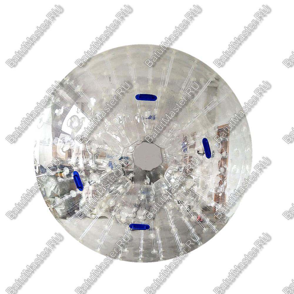 Гидро/аква зорб "Кристалл", ПВХ, диаметр 2,8 м, два входа