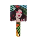 Зеркало косметическое «ИМАНИ - ГЛАМ», микс 4 дизайна, 23,4*12см (PVC подвес)