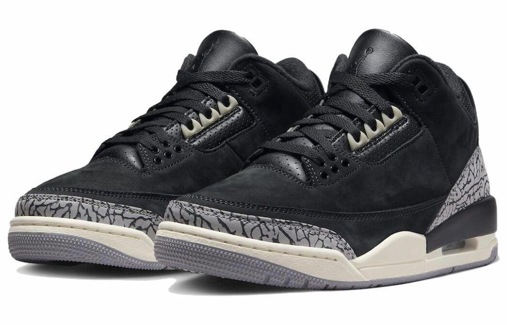 Кроссовки Jordan Air Jordan 3 "Off Noir" (Женская размерная сетка)