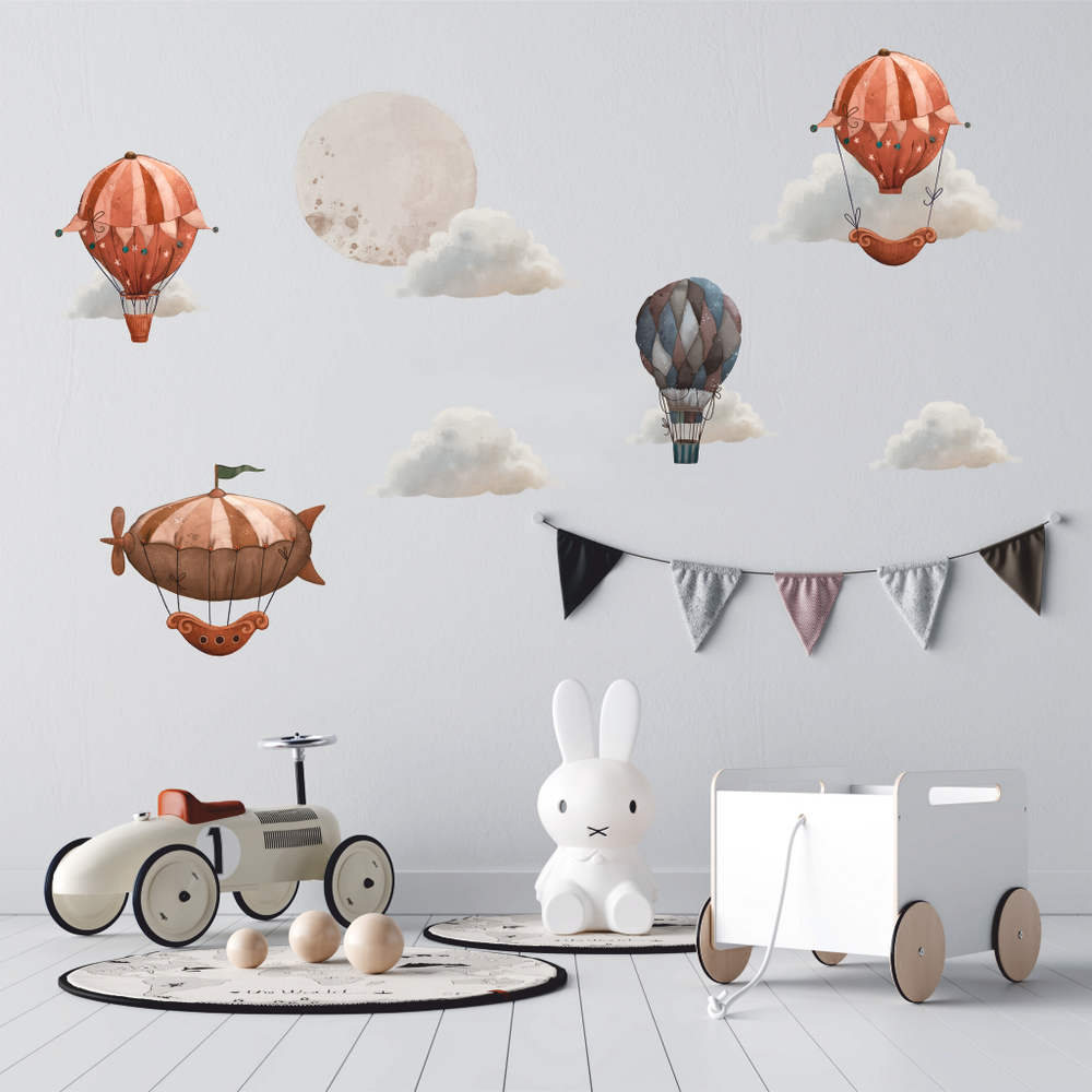 Стикеры ВОЗДУШНЫЕ ШАРЫ СКАЗОЧНЫЕ СНЫ