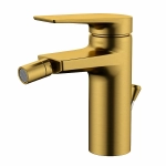 Инсталляция для биде со смесителем WasserKraft Naab 86BDT.050.WH.SQ5506 белая панель/смеситель золото матовое