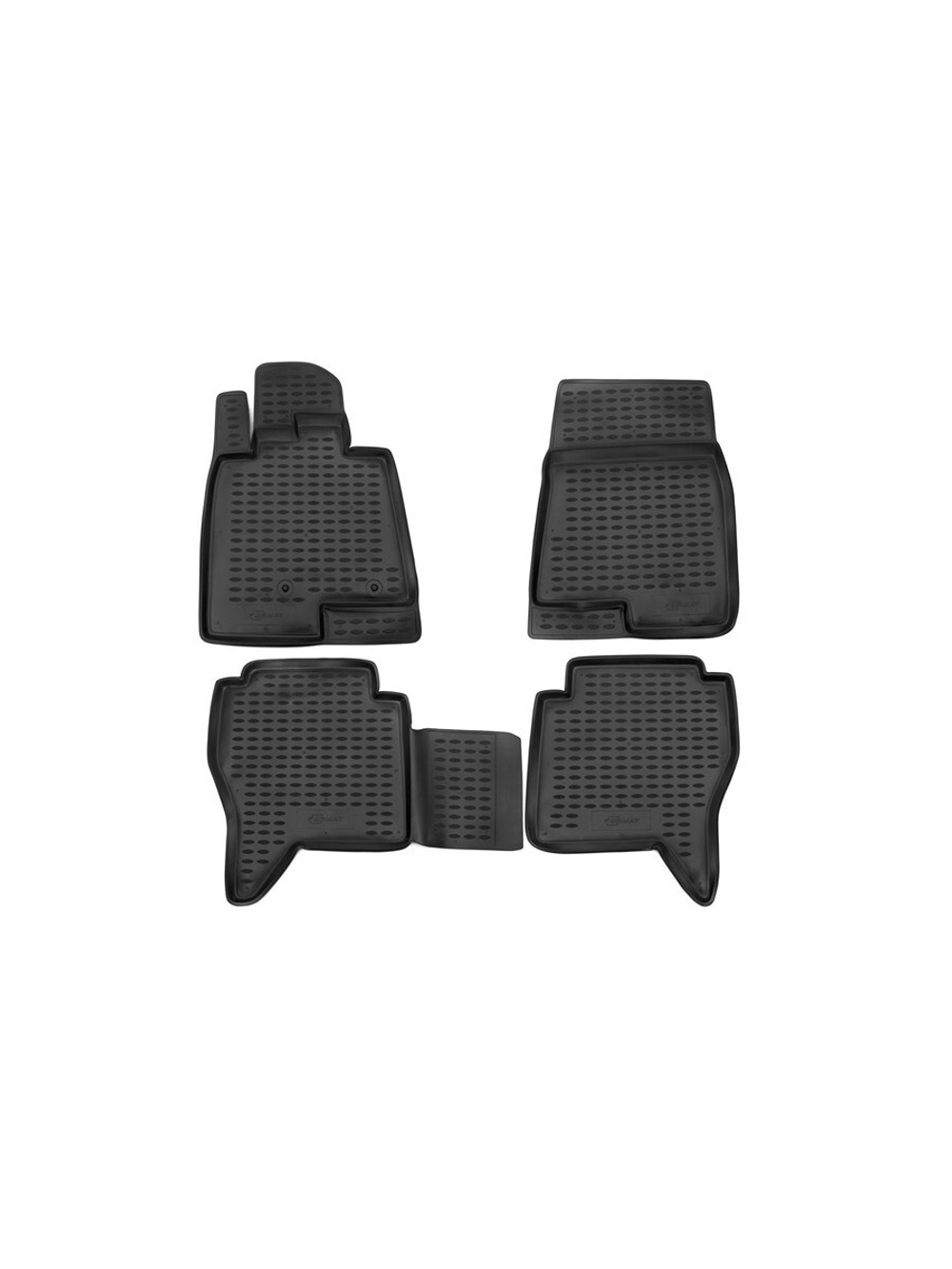 Коврики в салон для MITSUBISHI Pajero IV(V80), 2006-, 4 шт. (Повышенная устойчивость, повышенная износостойкость) FORMAT.35.16.210