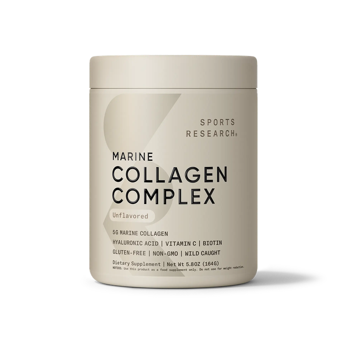 Комплекс морского коллагена с нейтральным вкусом, Collagen Beauty Complex, Sports Research, 163 г