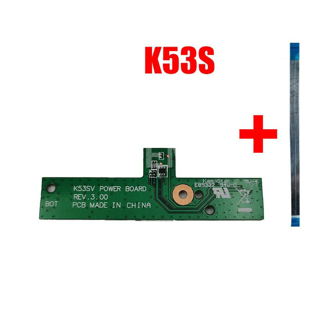 Кнопка включения Asus K53S, X53S, X53SV + шлейф