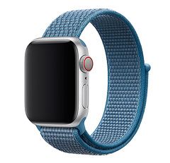 Нейлоновый ремешок Nylon loop 38 мм / 40 мм / 41 мм для Apple Watch (Синий)