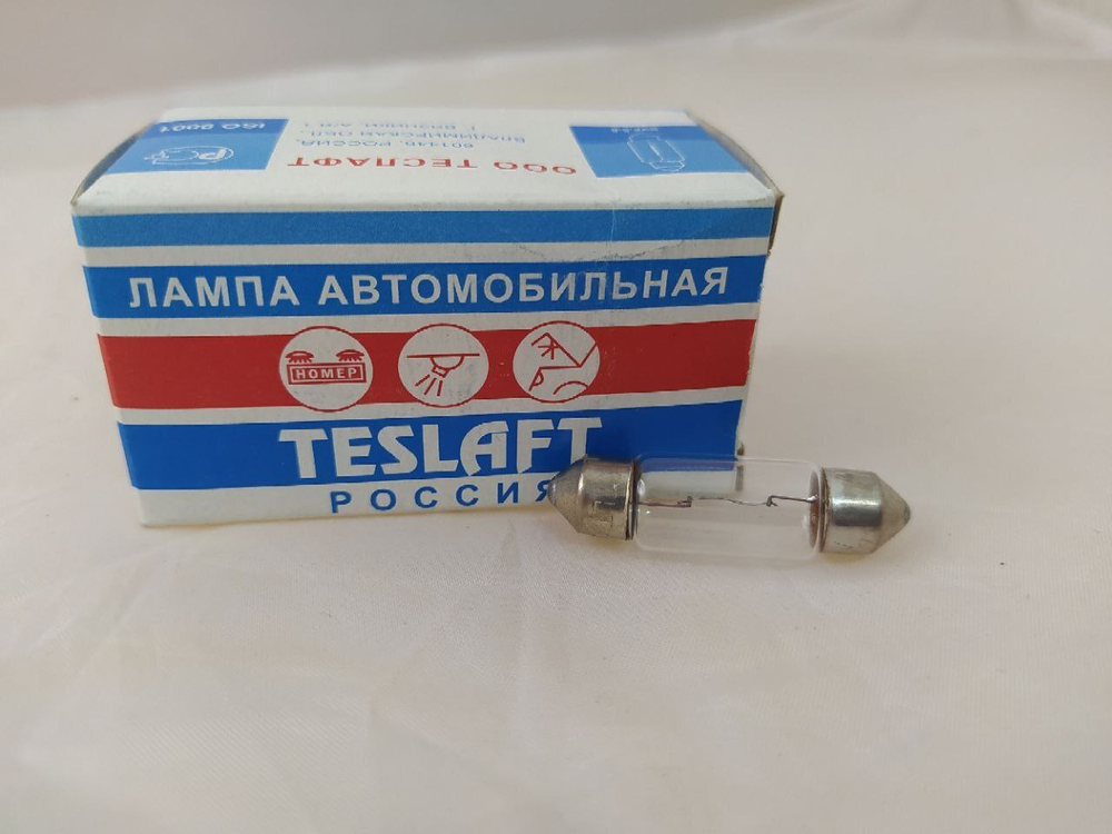 Лампа в салон TESLAFT-143193 C10W 12V SV8,5-8 L=36mm 1 штука