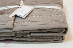 Полотенце 100х150 Devilla Palma Стежок табачное