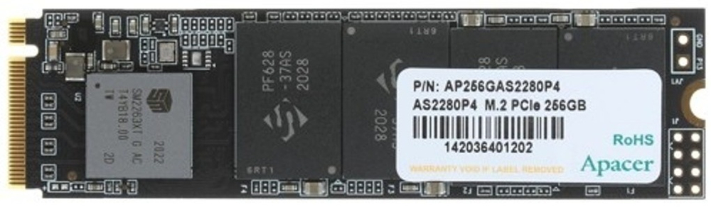 SSD Apacer AP256GAS2280P4-1 256 ГБ
