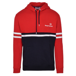 Мужская теннисная кофта Sergio Tacchini Adelmo Hoodie - red