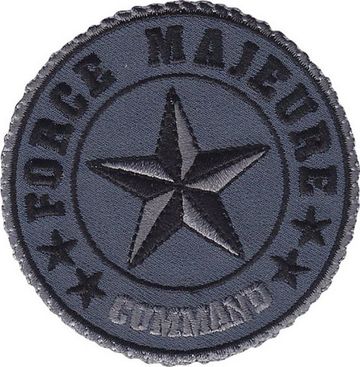 Нашивка Команда спасателей (тёмная)