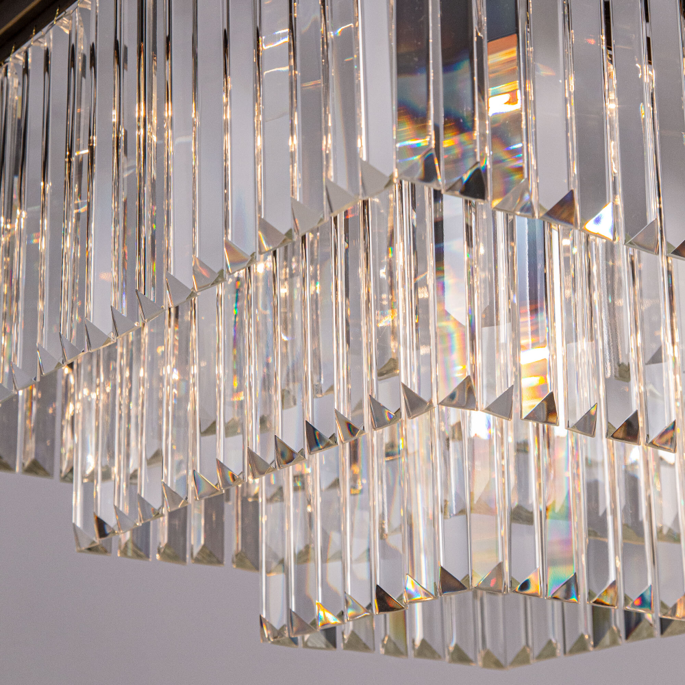 Citilux Мартин CL332231 Люстра хрустальная подвесная Прозрачная