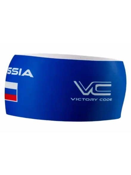 Повязка широкая PRO RUSSIA, blue