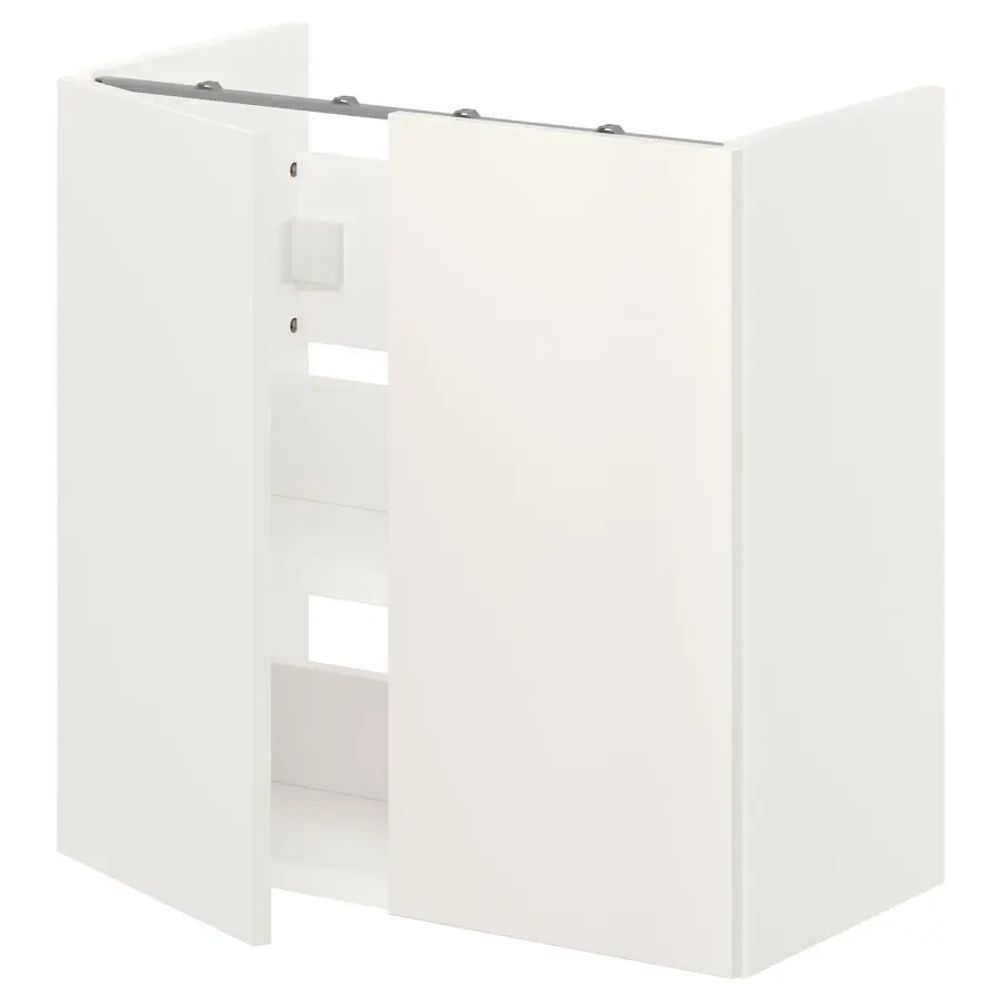 Тумба под умывальник - ENHET  IKEA/ ЭНХЕТ ИКЕА, 60x30x60 см, белый