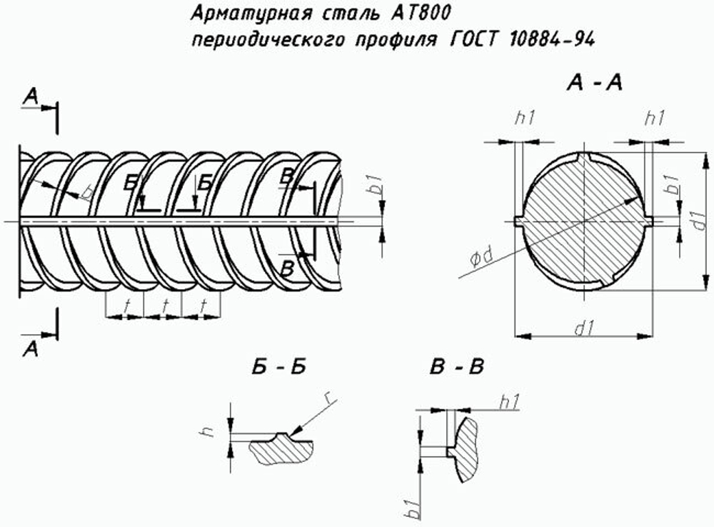 Арматура 12мм стА500С (0,904 кг/м) 11,75м