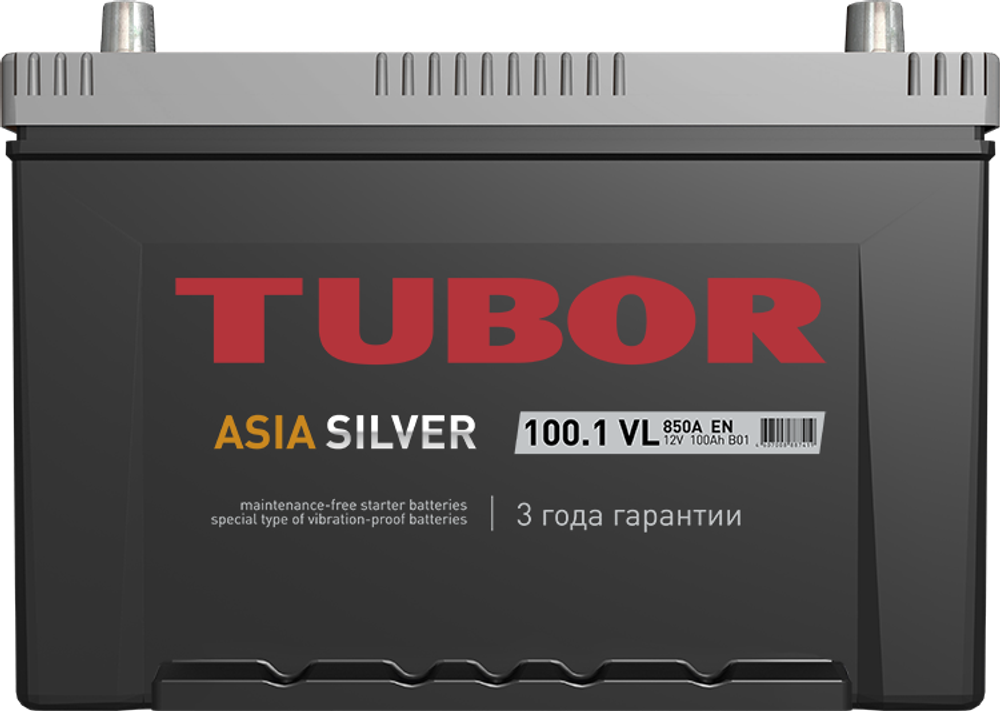 TUBOR Asia SILVER 6СТ-100 аккумулятор