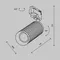 Трековый светильник Фокус Дизайн / Focus Design Unity GU10 10Вт Technical tr011-1-gu10-b