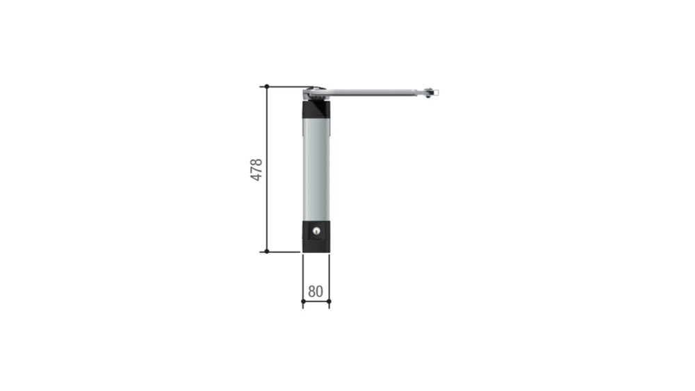 STYLO-ME Привод 24 В рычажный, самоблокирующийся с энкодером, CAME 001STYLO-ME
