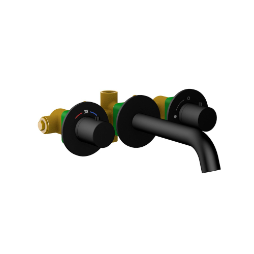 Термостат для раковины Timo Saona 2381/03SM матовый черный