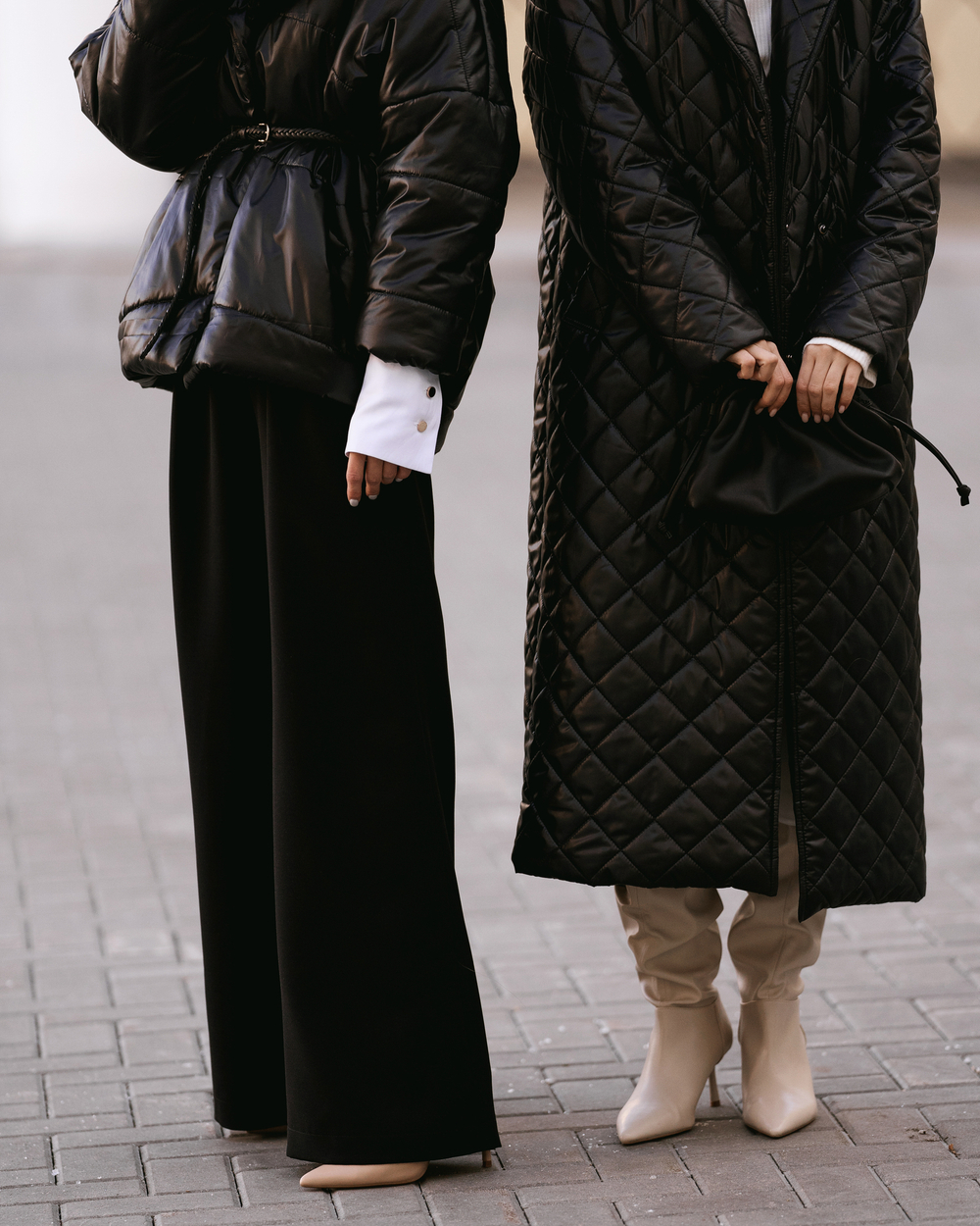 Стеганое пальто женское на утеплителе Alpolux