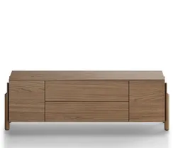 Тумба Basic 2 двери 2 ящика ширина 170 см (натуральный дуб)