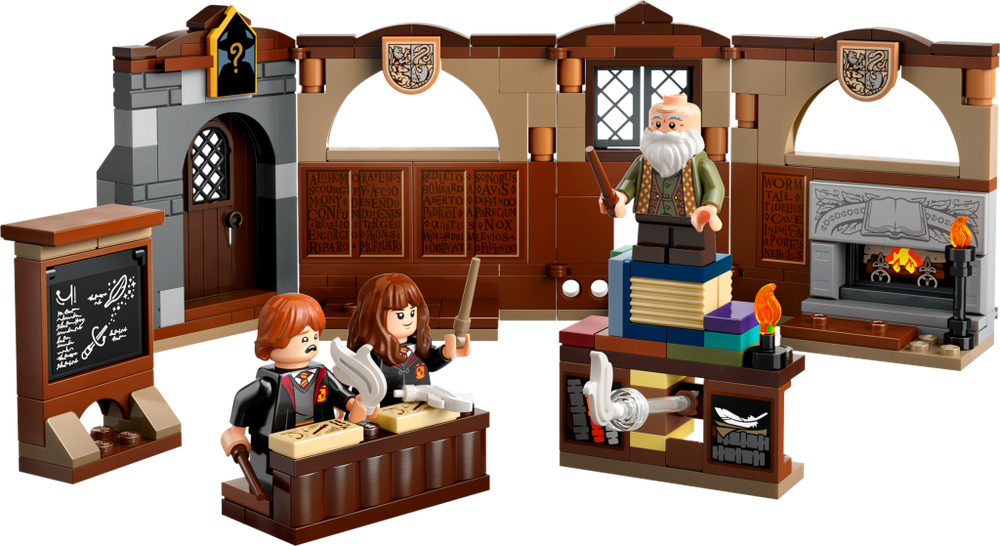 LEGO Harry Potter 76442 «Замок Хогвартс: урок заклинаний» — сцены из фильмов