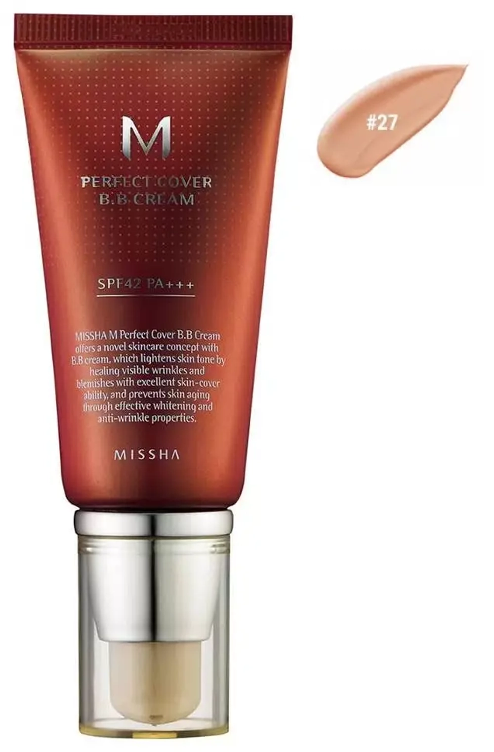 BB-крем Тон 27 Missha M Perfect cover BB cream SPF42/PA+++ (No.27), 50 мл