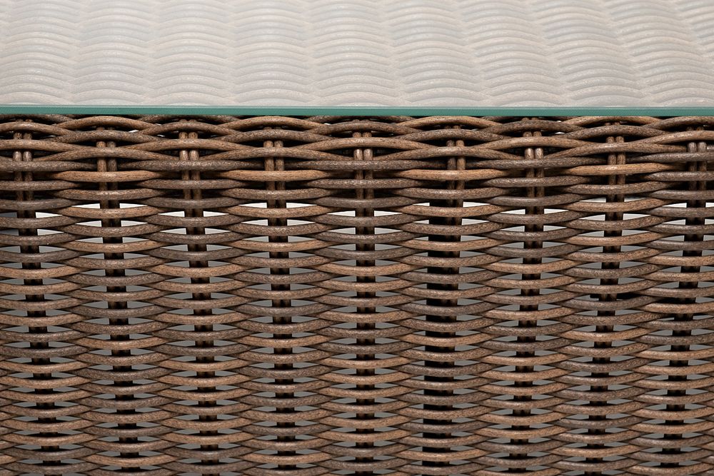 "Боно" журнальный столик из искусственного ротанга, цвет коричневый