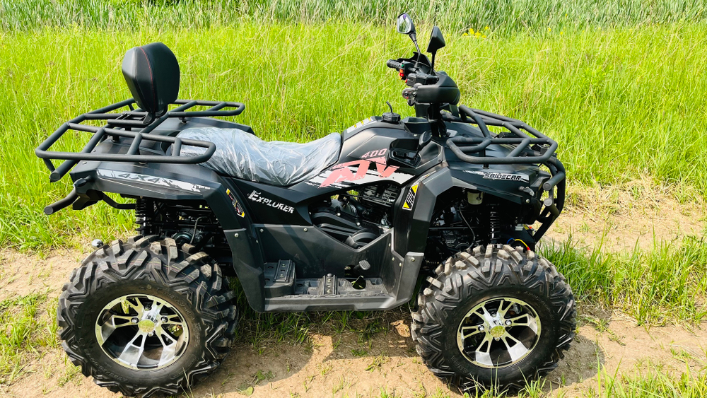 Квадроцикл (комплект для сборки) Explorer 400 Deluxe 4х4 Черный матовый (RR)