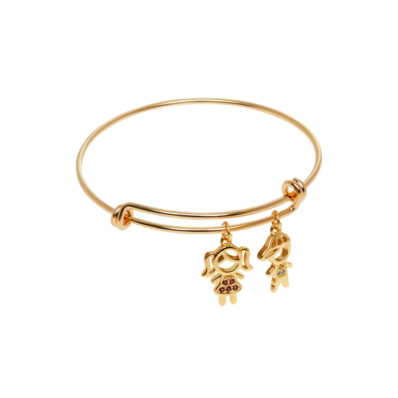 Браслет Мальчик и Девочка – Полый