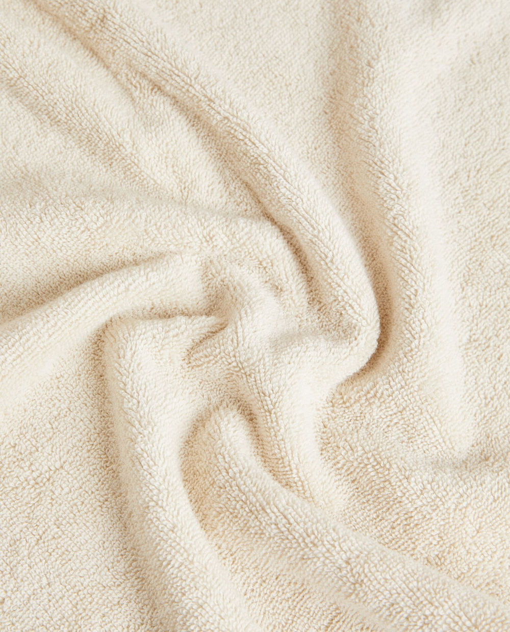 ZARA HOME ПОЛОТЕНЦЕ ИЗ ХЛОПКА, ПЕСОЧНЫЙ/ЧЕРНЫЙ