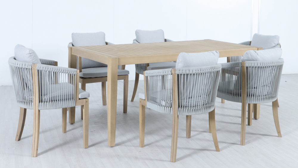 Стол деревянный обеденный Tagliamento Veneto, светлый тик